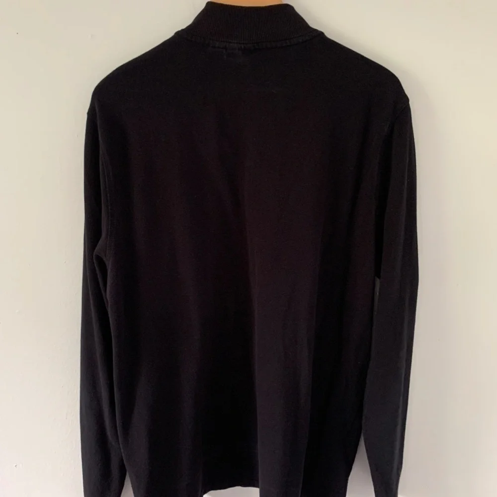 Claiborne Men's Black Long Sleeve Mock Turtleneck Knit XL Pullover